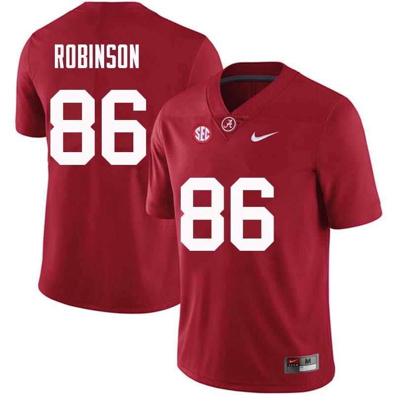 Men #86 A'Shawn Robinson Alabama Crimson Tide College Football Jerseys Sale-Crimson